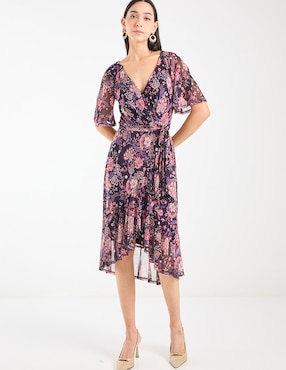 Vestido 3/4 casual Connected Apparel para mujer