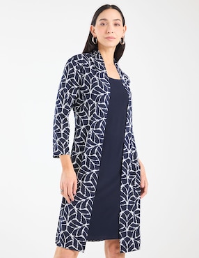 Vestido corto formal Connected Apparel para mujer