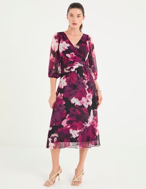 Vestido midi casual Dkny para mujer