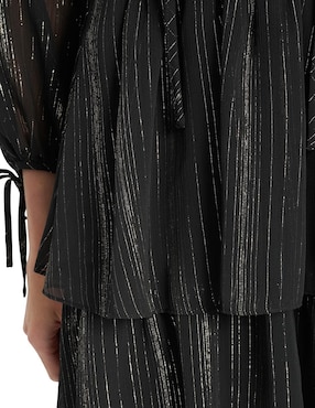 Vestido corto de fiesta Dkny escote V