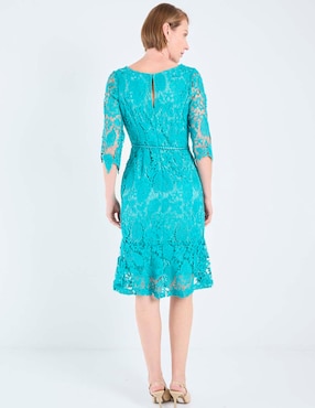 Vestido a la rodilla casual Karen Olivier para mujer