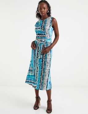 Vestido crop casual Karen Olivier para mujer