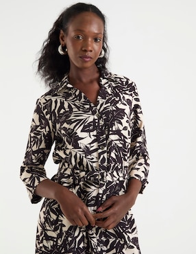 Vestido 3/4 casual Karen Olivier para mujer