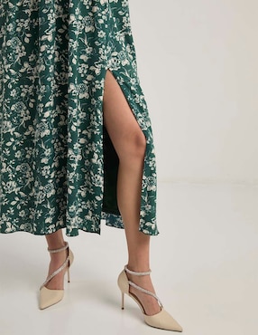 Vestido crop casual Rue de la Paix para mujer