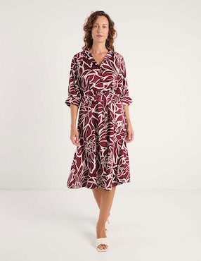 Vestido a la rodilla Sandra Darren para mujer