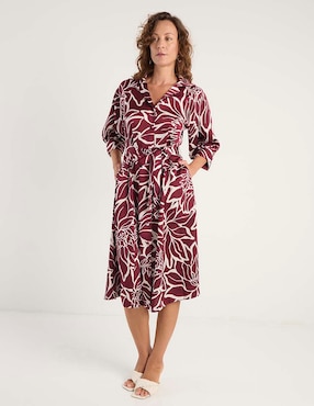 Vestido a la rodilla Sandra Darren para mujer