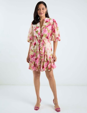 Vestido corto casual Sandra Darren para mujer