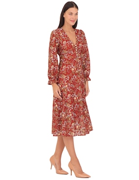 Vestido midi formal Rue De La Paix para mujer