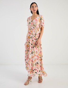Vestido largo casual Rabbit para mujer