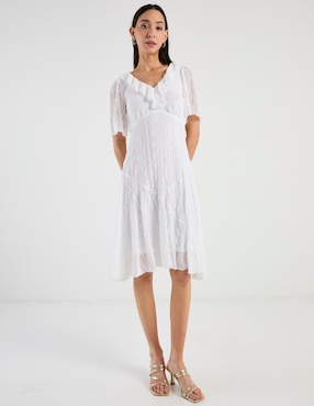 Vestido 3/4 casual Rabbit para mujer