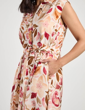 Vestido midi casual Rabbit para mujer
