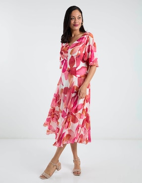 Vestido midi casual Rabbit para mujer