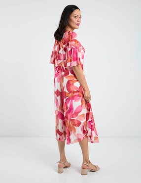 Vestido midi casual Rabbit para mujer