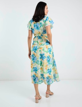 Vestido crop casual Rabbit para mujer