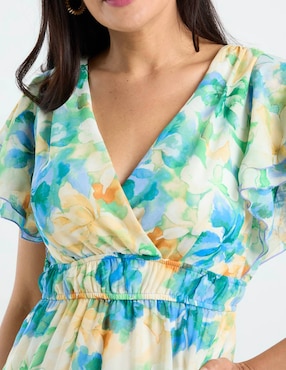 Vestido crop casual Rabbit para mujer