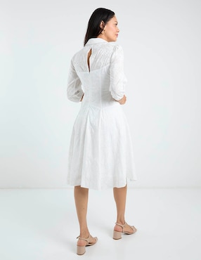 Vestido a la rodilla casual Rabbit para mujer