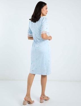Vestido 3/4 casual Rabbit para mujer