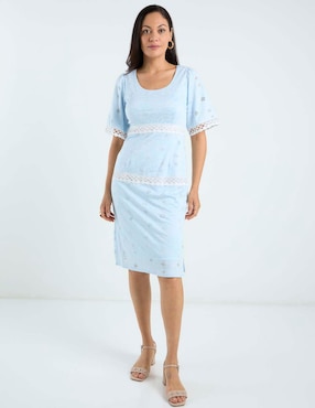 Vestido 3/4 casual Rabbit para mujer