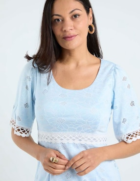 Vestido 3/4 casual Rabbit para mujer