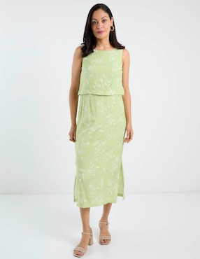 Vestido crop casual Rabbit para mujer