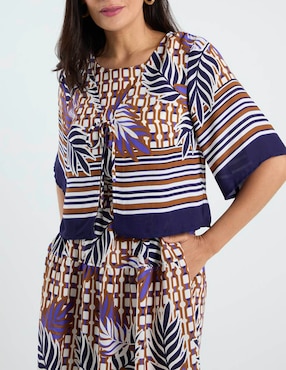 Vestido 3/4 casual Rabbit para mujer