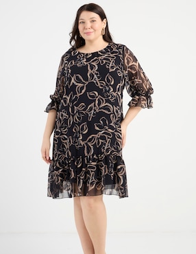 Vestido 3/4 casual Rue de la Paix para mujer