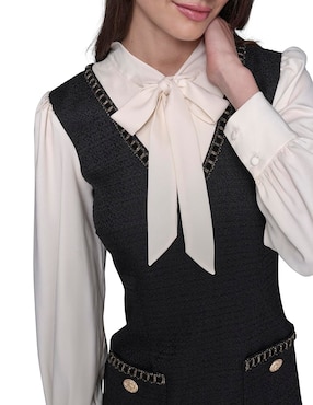 Vestido corto casual Karl Lagerfeld Paris para mujer