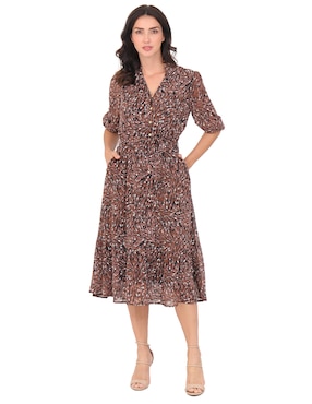 Vestido midi casual Rue de la Paix para mujer