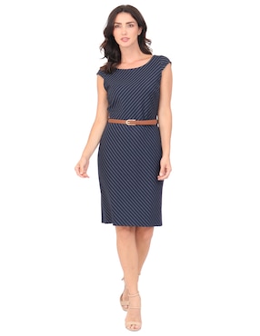 Vestido a la rodilla formal Rue de la Paix para mujer