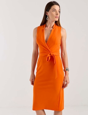 Vestido a la rodilla formal Rue de la Paix para mujer