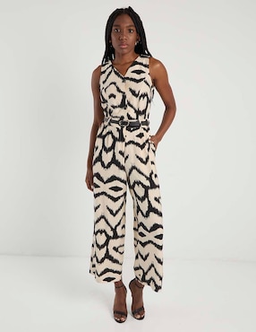 Jumpsuit Karen Olivier estampado étnico para mujer