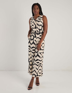 Jumpsuit Karen Olivier estampado étnico para mujer