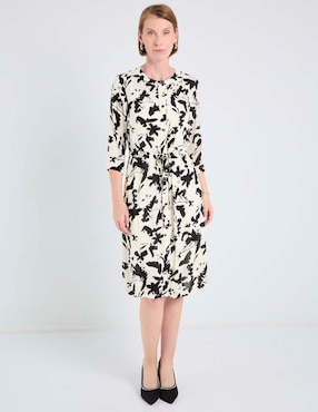 Vestido 3/4 formal Karen Oliver para mujer