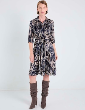 Vestido a la rodilla formal Karen Olivier para mujer