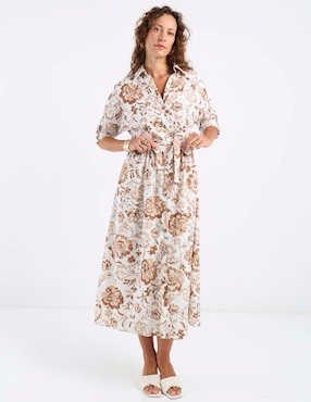 Vestido crop casual Karen Olivier para mujer