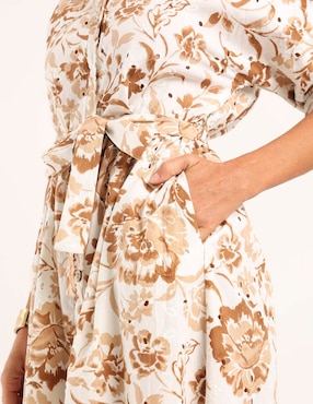 Vestido crop casual Karen Olivier para mujer