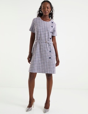Vestido a la rodilla casual Toscano para mujer