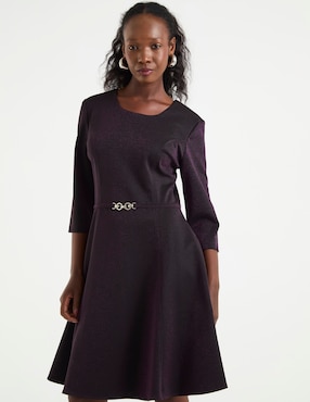 Vestido a la rodilla casual Toscano para mujer