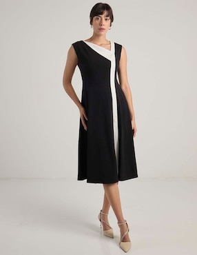 Vestido midi casual Calvin Klein para mujer
