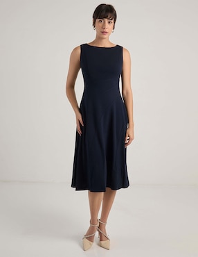Vestido midi casual Calvin Klein para mujer