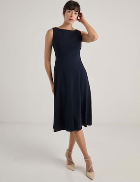 Vestido midi casual Calvin Klein para mujer
