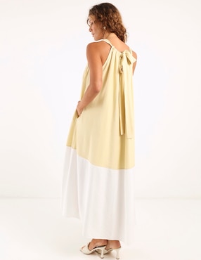 Vestido crop casual Lorenza Blau para mujer