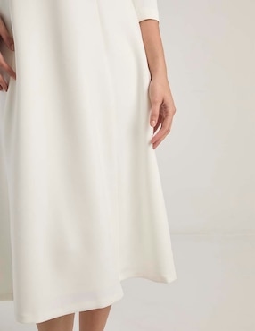 Vestido midi formal Calvin Klein para mujer