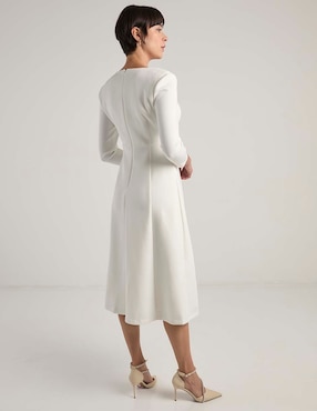 Vestido midi formal Calvin Klein para mujer