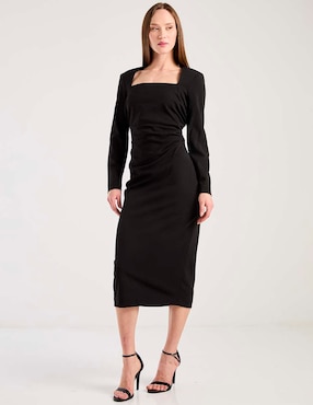 Vestido midi casual Calvin Klein para mujer