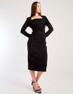 Vestido midi casual Calvin Klein para mujer