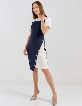 Vestido a la rodilla formal Tommy Hilfiger para mujer