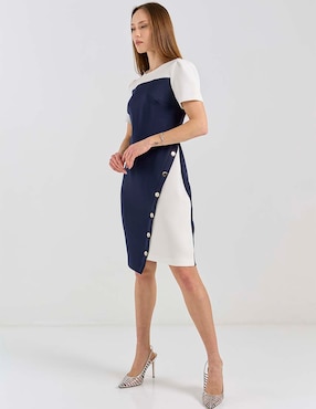 Vestido a la rodilla formal Tommy Hilfiger para mujer