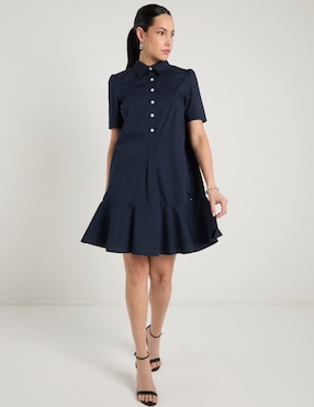 Vestido arriba de la rodilla casual Tommy Hilfiger para mujer