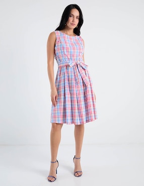 Vestido a la rodilla casual Tommy Hilfiger para mujer